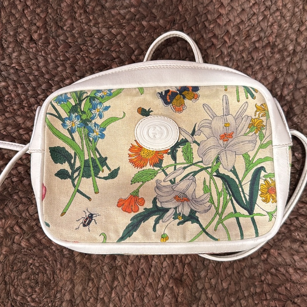 Vintage Gucci floral Crossbody